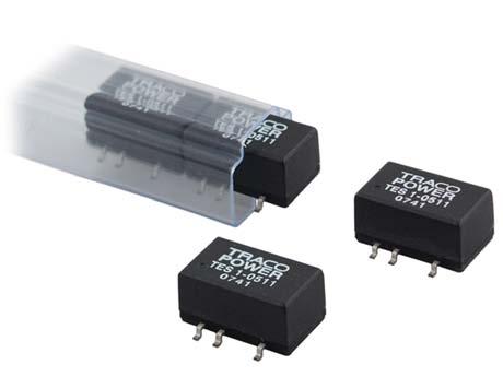 1W, Miniature SMD, Single & Dual Output DC/DC Converters Features SMD Package with Industry Standard Pinout Small Footprint: 11.0 x 13.7 mm (0.43 x 0.54 ) Single Output Models 11.0 x 16.3 mm (0.