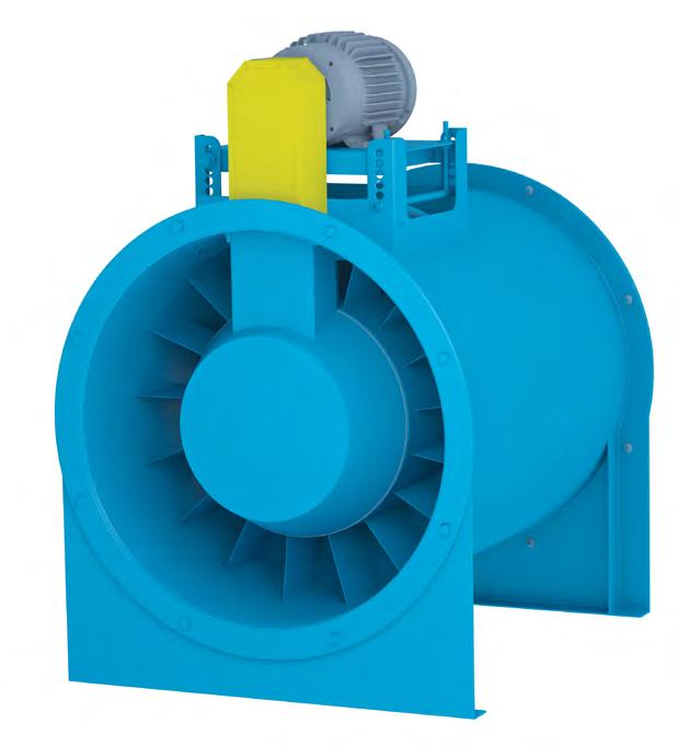 MIXED FLOW FANS Model QSL General HVAC Model QSL is available in both direct drive and belt driven.