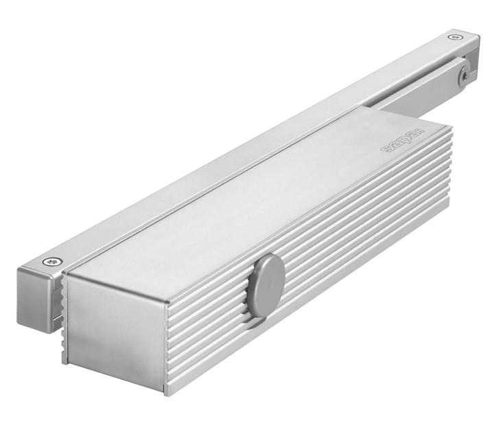 Door opening angle: 180. DCG800 Product characteristics Standard mounting and head mounting on hinge side and hinge-opposite side. Suitable for fire- and smoke control doors.