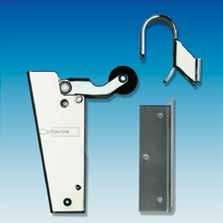 Door Checks for Sliding Doors V 1600 Door Check With Mounting Bracket for Sliding Doors By means of a special bracket the V 1600 door damper can also be mounted on sliding doors.
