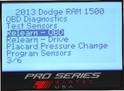 Support for Multiple Relearns For some time your Bartec tool has supported Bonus OBD relearn coverage for vehicles like Chrysler, GM, and Ford.
