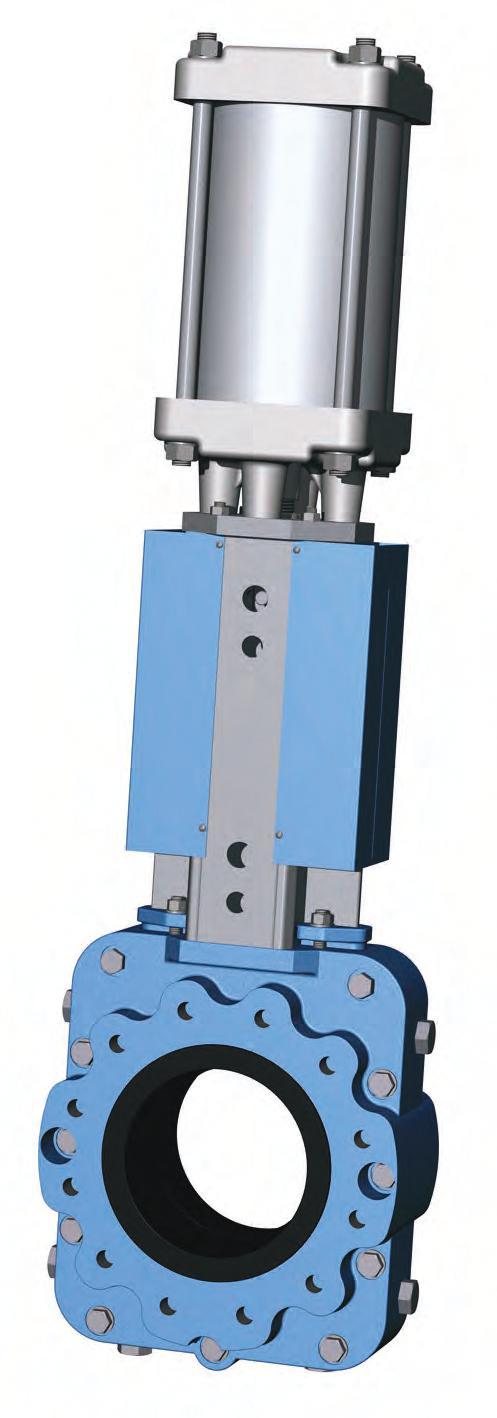 Document: Data sheet Product: SLH-HP Size: DN 100-DN 400 Issue: 2 Issue date: 2011-02-21 SLH-HP Stafsjö s knife gate valve SLH-HP is bi-directional and designed for the most demanding slurry and