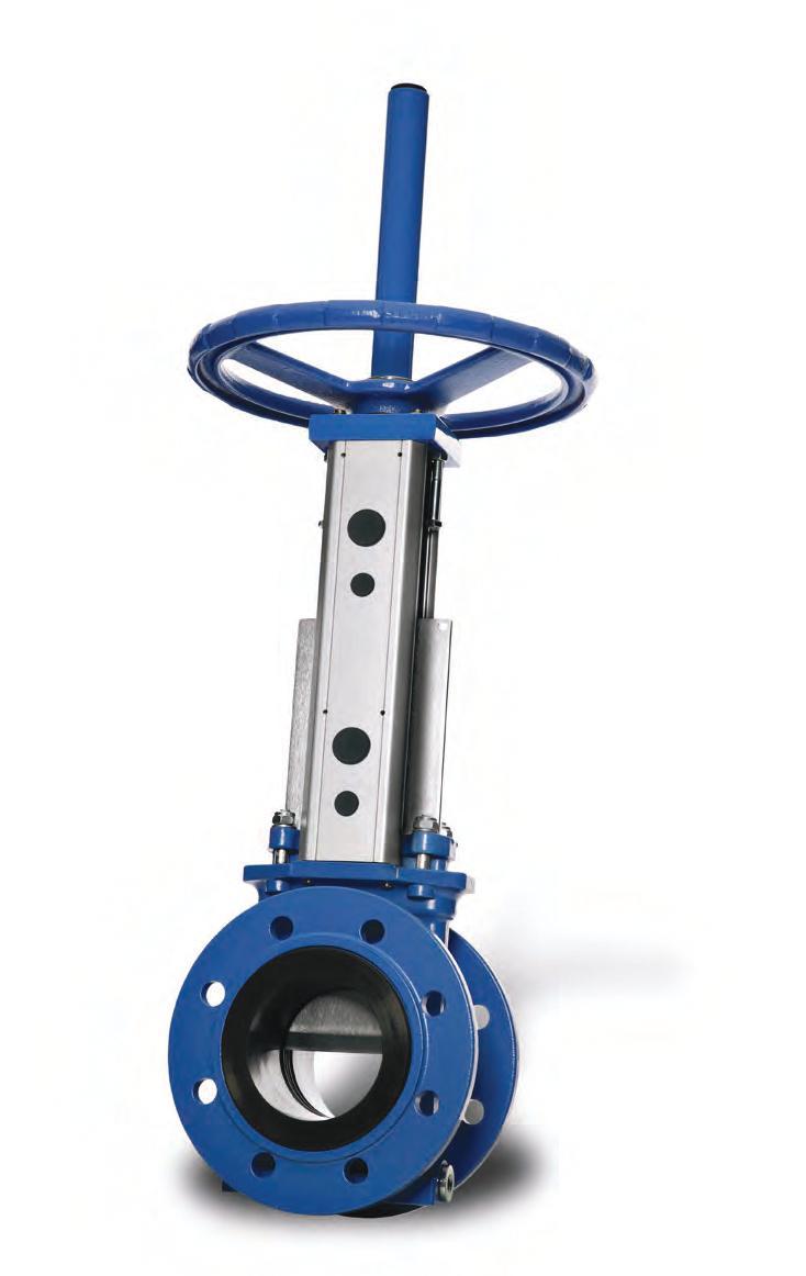 Knife gate valve SLF Stafsjö s knife gate valve SLF is a double flanged full bore valve with a unique seat design that makes it particularly suitable for the most demanding services with slurry and
