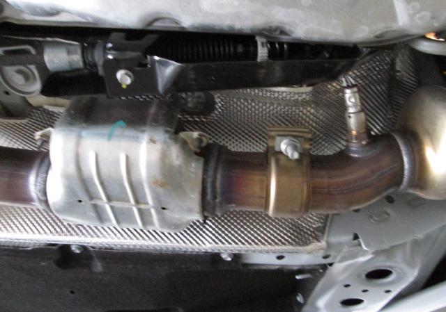 connecting rod towards the front of the vehicle to release it from the steering shaft and remove it from the vehicle.