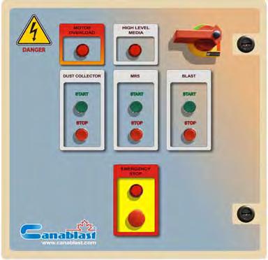 1 2 3 MRS starting procedure (cont D) Procedure with main panel option 1. POWER button under dust collector 2. 2 POWER button under MRS 3.