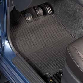 99000-990YR-178 14 14 Rubber floor mats rubber mats with Suzuki design on the surface, four-piece set, for left-hand drive for manual and automatic transmission Part No.