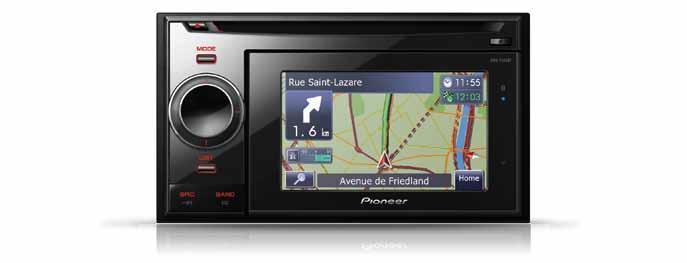 3 3 Pioneer AVIC-F320BT n Fully integrated in your car, the AVIC-F320BT offers a convenient and reliable solution for all your navigation and audio needs on the road.