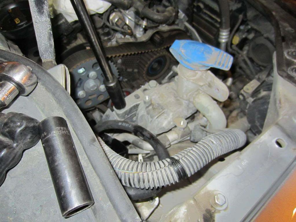 28. Remove engine mount to engine bracket bolts (2 x