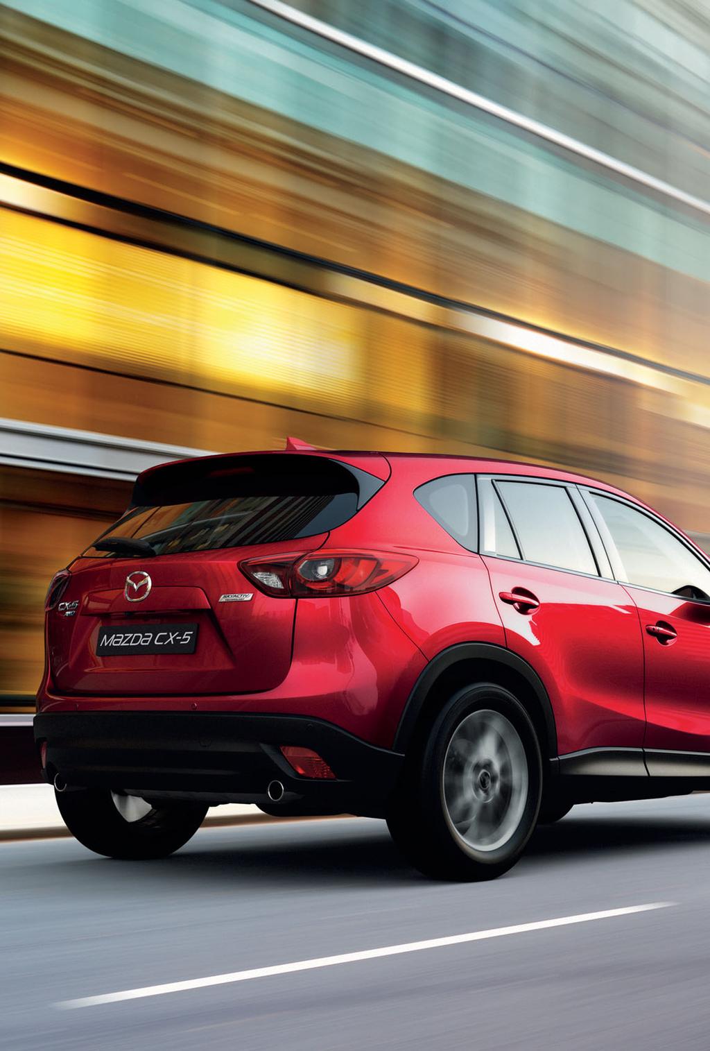 The CX-5 comes highly equipped for comfort and performance.