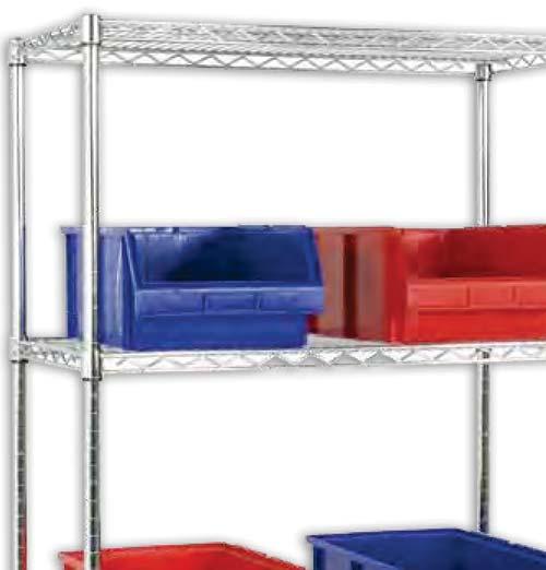 The shelving is also suited for kitchens storing dry food and crockery etc, whilst the excellent ventilation through the system makes it perfect for server racks and computer workstations as well as