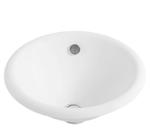 LUX Lux Vanity Basin No taphole Overflow Plug and waste sold separately Lux Counter Basin 1 or 3 tapholes