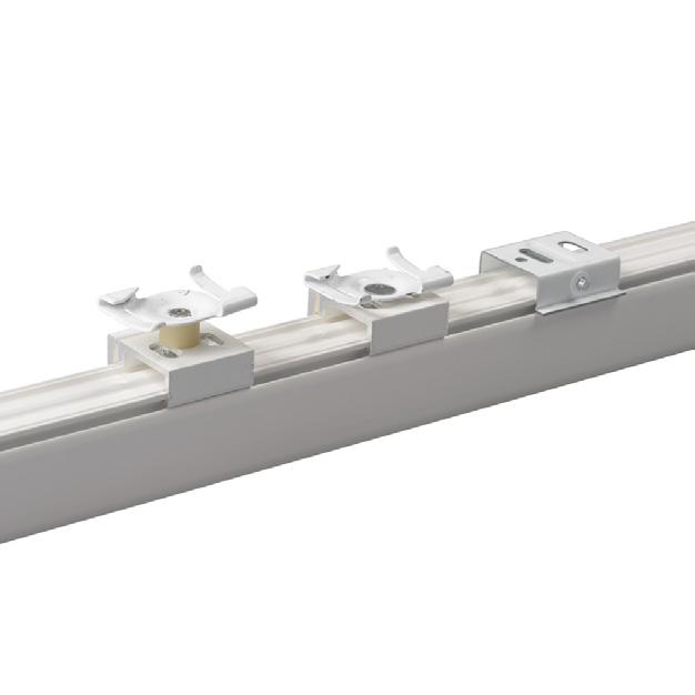 Fixture : Geo Mounting Geo Ceiling Clamps Ceiling clamps for Bruck s GEO Track. Offered in, or. *available in and only.