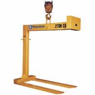 Engineered Lifting PALLET LIFTERS STANDARD FIXED FORK - MODEL 91 DIMENSIONS (INCHES) CAPACITY (TONS) FORKS BAIL W E L M N A B C J* HR WEIGHT 90-1-36 1 36 2 2 25 18 1 6 5 48 57-1/2 292 2,912.