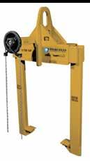 Engineered Lifting COIL LIFTERS HORIZONTAL TELESCOPING 2 SIDED COIL LIFTER - MODEL HTC CAPACITY (TONS) DIMENSIONS (INCHES) COIL WIDTH HR BAIL FOOT THROAT MIN. MAX.