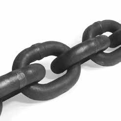 CHAIN CHAIN LONG LINK LASHING CHAIN TRADE SIZE (IN) BREAKING STRENGTH INSIDE MEASUREMENTS (IN) LENGTH WIDTH (PER FT)
