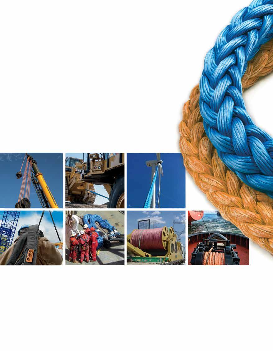 SAMSON SYNTHETIC ROPE SOLUTIONS Innovations that bring safety, security, and efficiency to every worksite.