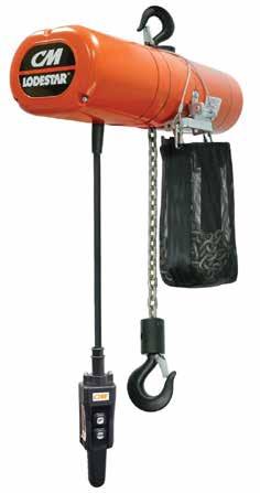 VARIABLE SpEED ELECTRIC CHAIN HOIST The CM ShopStar VS variable speed electric chain hoist is built for rugged industrial and commercial applications where precision load control is critical.