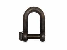 ROV ANCHOR SHACKLE* NOMINAL SIZE WORKING LOAD LIMIT DIMENSIONS (MM) INCH MM TONNES* A E H O P Q S T W 8-911-22 7/8 22 6.5 86 58 148 50 63 30 19 10 38 58.68 8-911-26 1 26 8.
