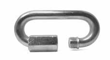 Hardware RIGGING ACCESSORIES SNAP HOOK PLATED AND STAINLESS STEEL PLATED STOCK (IN) STAINLESS STOCK (IN) 88671 3/16 0.
