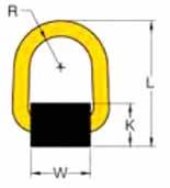 Appropriate welding instructions are available upon request. Designed with spring, stop at any angle. DIMENSIONS (INCHES) W D F K H R L 8-057-01T 1 1.