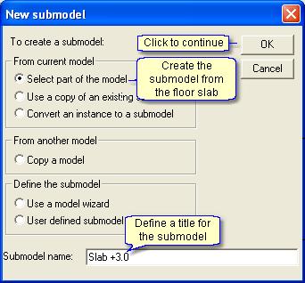 level (use the Select by window option): The program now opens a small window that lists all of the submodel instances in the structure: