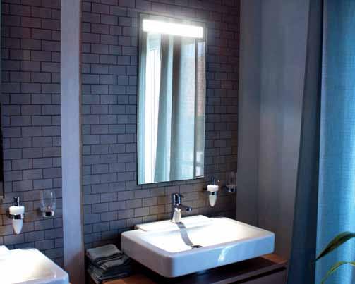 SIDLER Diamando Recessed with Fluorescent Lights With its contemporary and timeless cube design, our SIDLER Diamando collection can be recessed into any bathroom, making it the ultimate luxury for