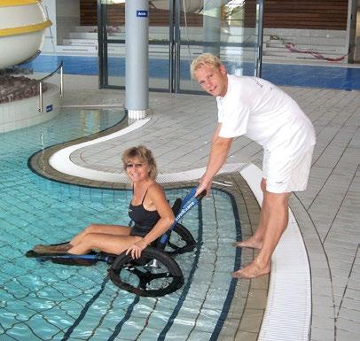 Pool Parking brakes included Accessibility The Hippocampe allows people with reduced