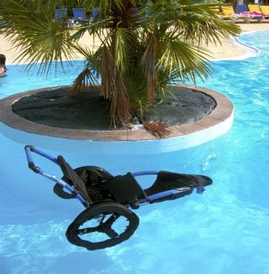 Aquatic areas accessible to everyone The Hippocampe Pool makes it easier for people