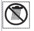 Explanation of Symbols on your product Do not use unit when raining or
