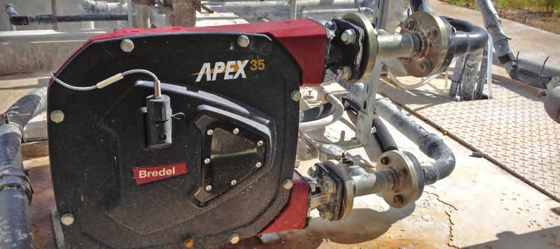 The high flow of the APEX pump means less wear on the precision machined hose element resulting in longer service intervals.