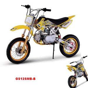 Model: GS125MB-B Engine: 125cc, air-cooled, 4stroke, single cylinder Brake: F/R hydraulic pressure disk brake Suspension: front hydraulic absorber and rear suspension Aluminum frame and rear frok,