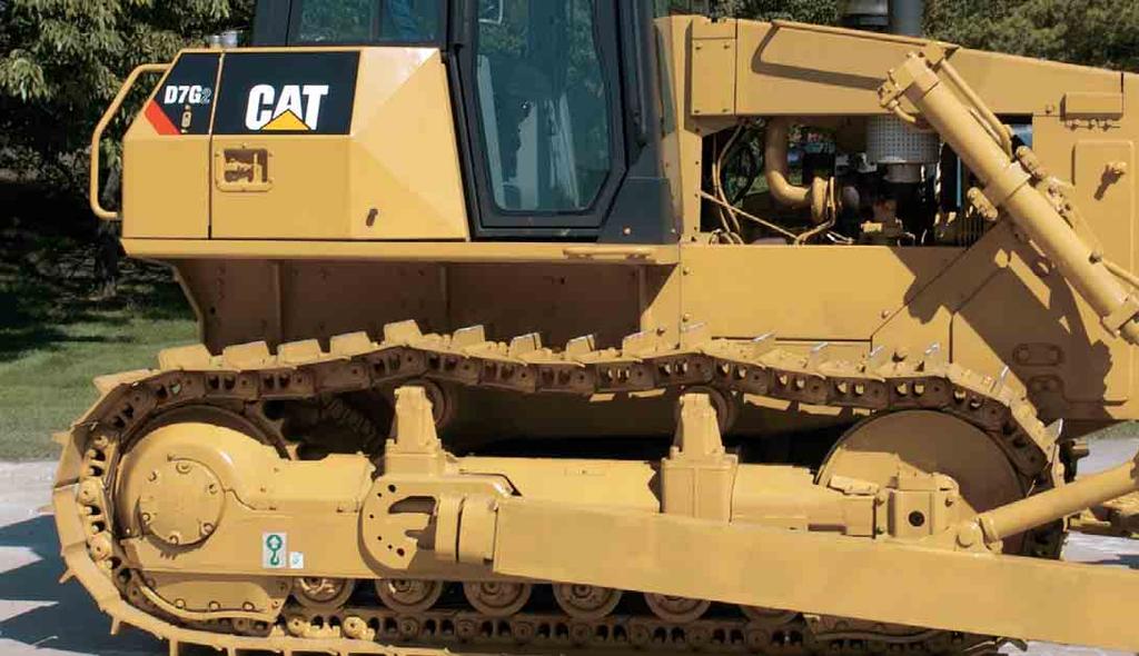 Undercarriage The Caterpillar undercarriage is designed for optimized machine balance and best possible performance and component life. Roller Frames.