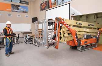 Available in four models with working heights ranging from 50 ft to 84 ft, JLG Compact