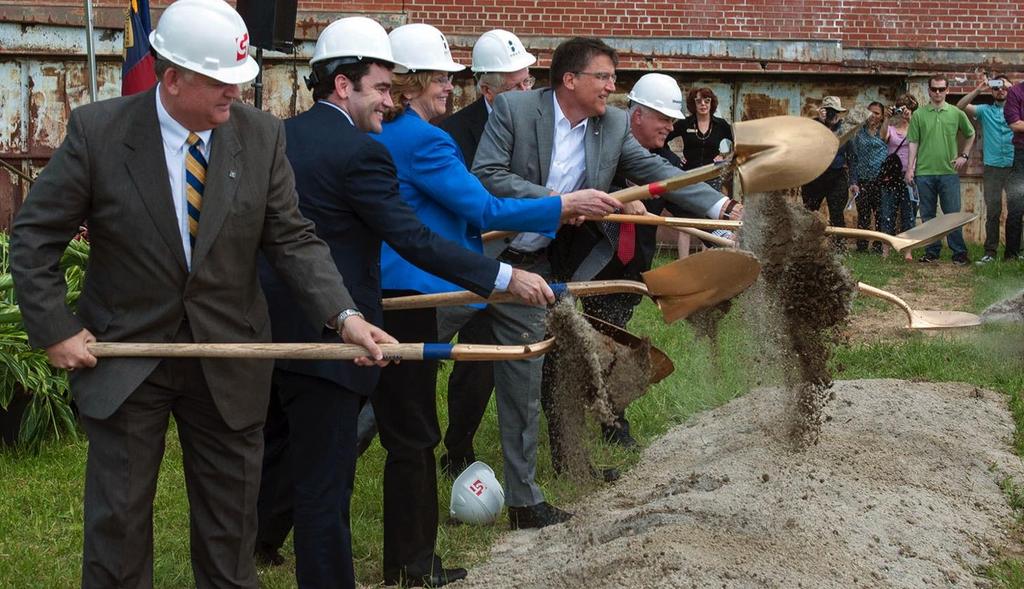 Raleigh Union Station Groundbreaking May 8, 2015