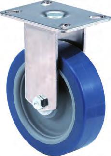 Delrin wheel bearing offers a long life due to its resistance to thermal and chemical deterioration.