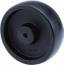 Wheels Durafoam Wheels Durafoam wheels are one-piece injection molded from black polypropylene plastic. Recommended for light to heavy loads on carpeted and hard surfaced floors.