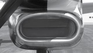 Selecting ENGINE ANTI-ICE ON lowers vanes located in the engine inlet slightly, creating a venturi effect, and introduces a turn of the air entering the engine.