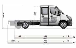 Dimensions CHASSIS CAB SINGLE CAB DOUBLE CAB DIMENSIONS (MM) Single Twin Single Twin Twin Single Twin FWD FWD ML35 ML35 LL35 LL35 ML35 ML35TW MLL35TW MLL45TW LL35 LLL45TW ML35 LL35 LL35 MLL35TW