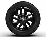 Standard features PREMIER EDITION (additional equipment to Sport Nav) BLACK 17" CYCLADE alloy wheels JAVA trim