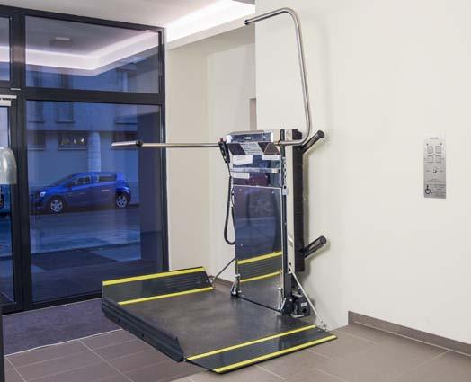 Stratos - curving elegance Rack and pinion drive system with battery driven motor for installation on curved staircases Fast and easy to install with very low maintenance need Right choice for