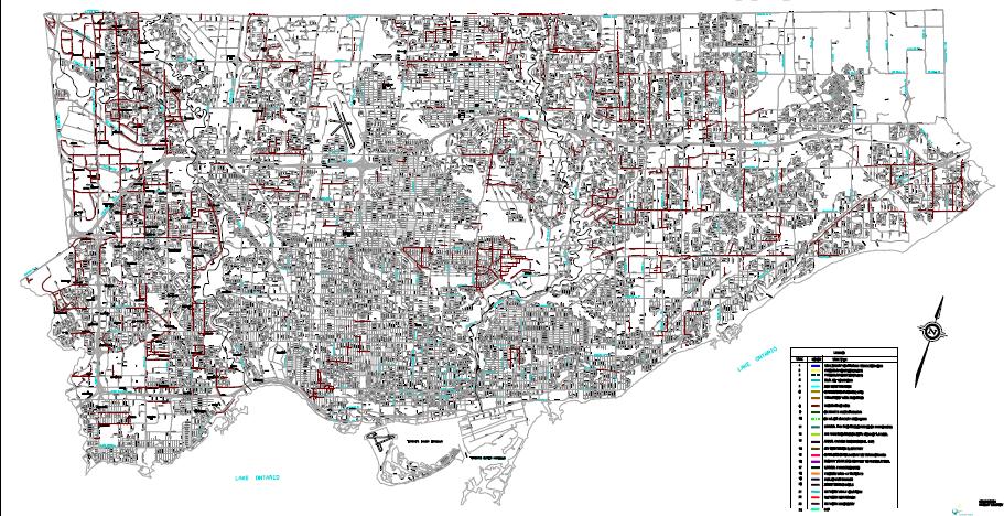 EB-0-0 Exhibit D Page of Undersized Wire Figure : Map of Undersized Wire Relocation of Assets from Areas with Salt Spray Contamination THESL plans to relocate overhead assets away from areas where