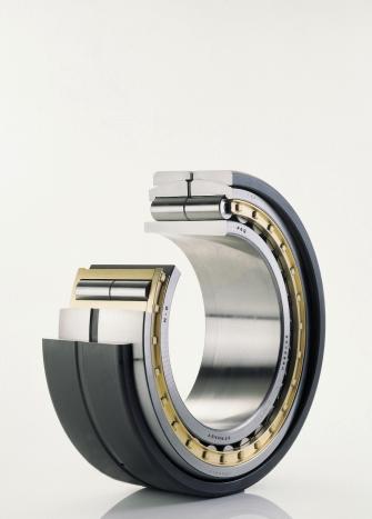 Self-aligning cylindrical roller bearings Design The NU cylindrical roller bearings have two roller rows and two lips on the outer ring (fig. 3).