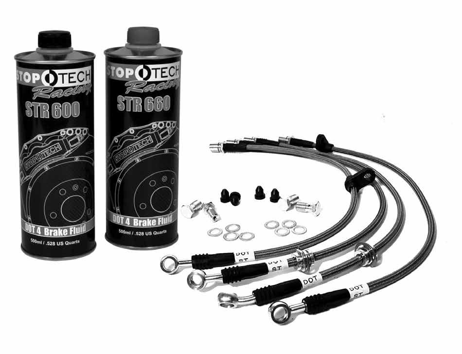 StopTech Trophy Big Brake Kits STR-600 for high performance street applications and STR-660 for racing DOT 4 motor vehicle brake fluid Engineered to optimize brake system performance at high