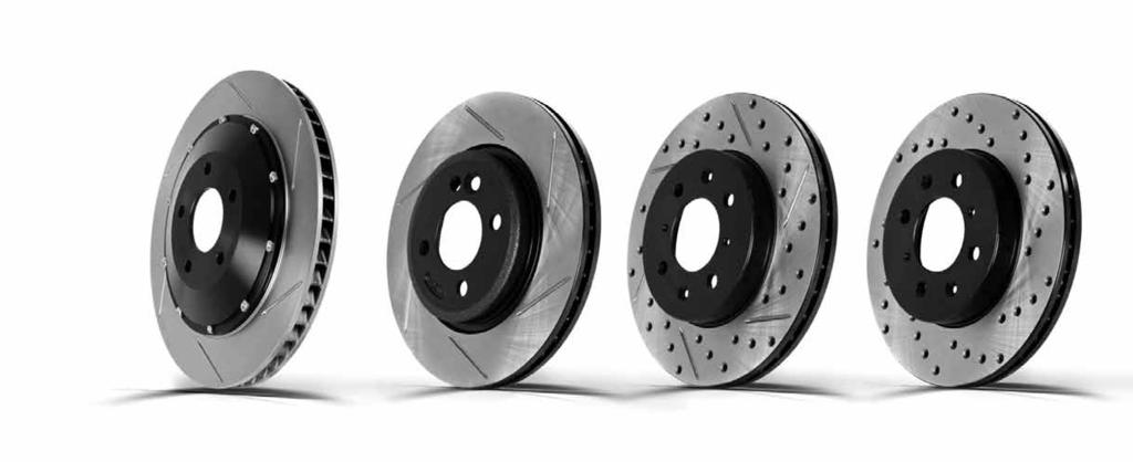 StopTech Brake Rotors Electrocoating finish that provides long lasting corrosion protection Double disc grinding eliminates run out and allows more effective pad-rotor break in 100% fully machined