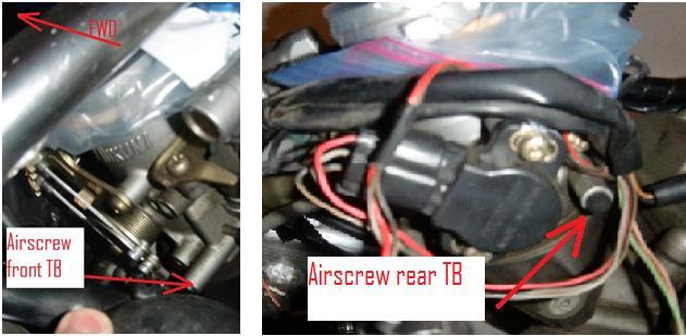 Remove the original OEM hose that is shown below on the picture and replace it with the hose that is connected directly with meter#2.