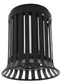 D590mm Black Available Steel Outdoor Street Bin Product Code: STREET110 Manufactured in top quality steel.