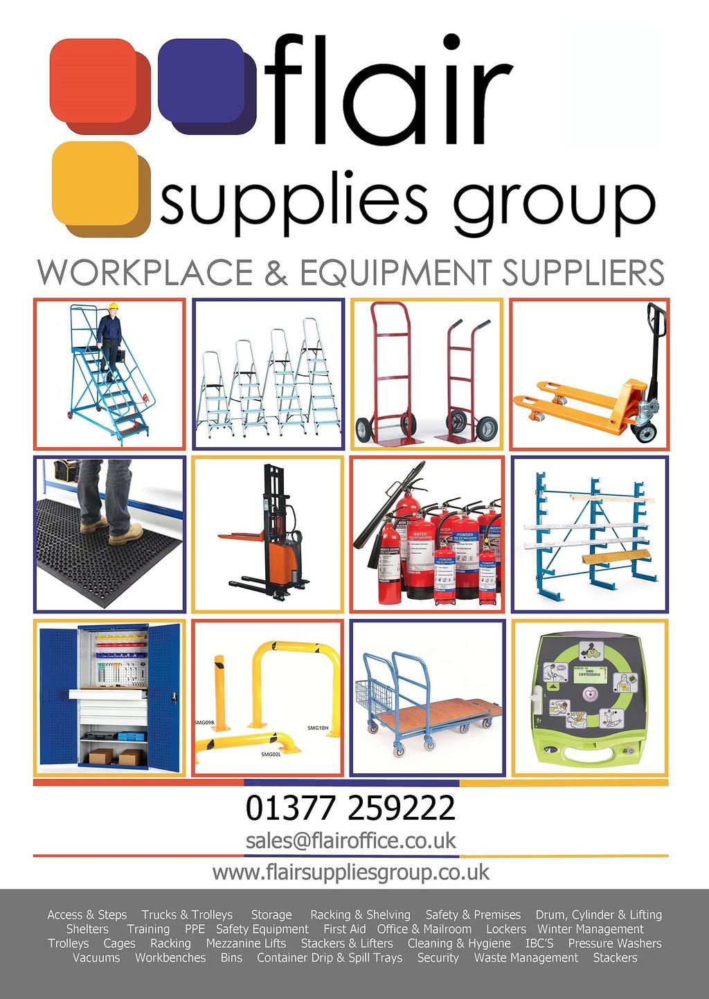COMING VERY SOON PRE-ORDER FROM YOUR ACCOUNT MANAGER A COPY OUR NEW WORKPLACE & EQUIPTMENT SUPPLIES CATALOGUE Flair Supplies Group, 78