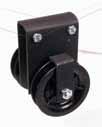 Approximately: 4-3/8" long x 4-7/8" high x 1-1/2" wide. No. 1404 Dead End Pulley 1-1 lb. 1 oz.