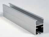 VERS-UTIL 114 SERIES CURTAIN TRACKS No. 1140 Channel 1' - 8 oz. 16 gauge extruded aluminum, anodized finish. Obtainable in unspliced lengths up to 20'. Must be curved at factory.