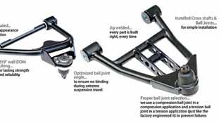 After all of the time and effort expended on your ride, you definitely can t let your stamped oem control arms detract from all that work.